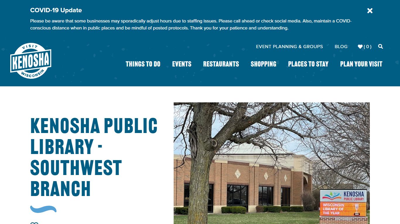 Kenosha Public Library - Southwest Branch | Kenosha, WI